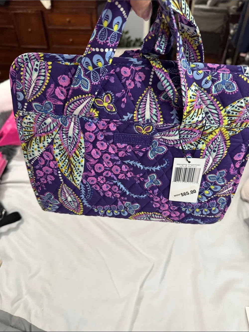 Vera Bradley quilted hanging